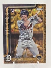 2025 Topps Gilded Collection Base Set Jace Jung #170 card