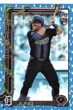 2025 Topps Holiday Base Set Jace Jung #H136 card
