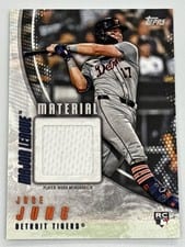 2025 Topps Major League Material Series One Jace Jung #MLM-JJ card