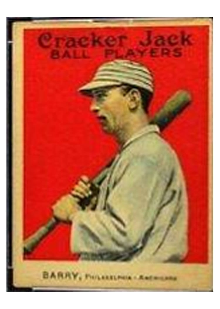 1914 Cracker Jack Jack Barry #28 card