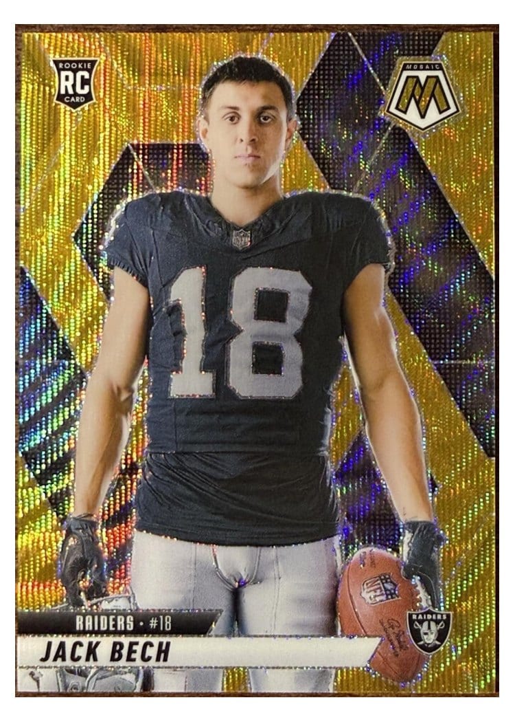 2025 Panini Mosaic Base Set Jack Bech Gold Wave #280 card