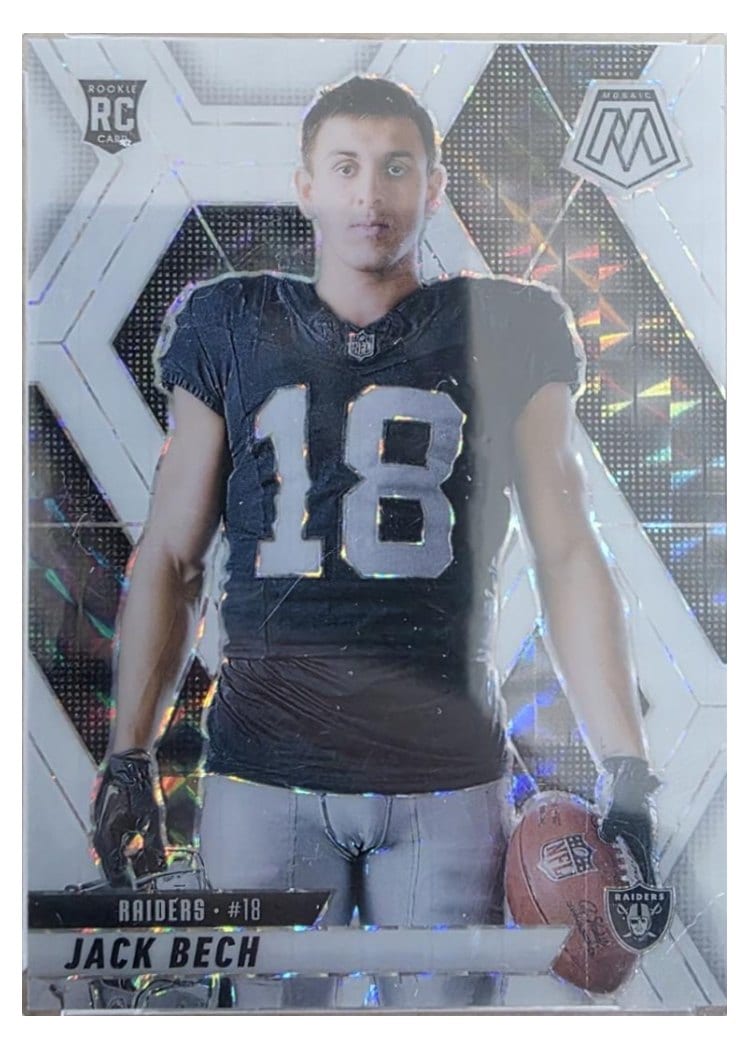 2025 Panini Mosaic Base Set Jack Bech White #280 card