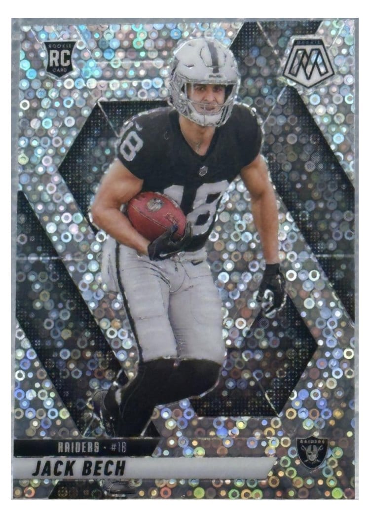 2025 Panini Mosaic Base Set Jack Bech No Huddle Silver #349 card