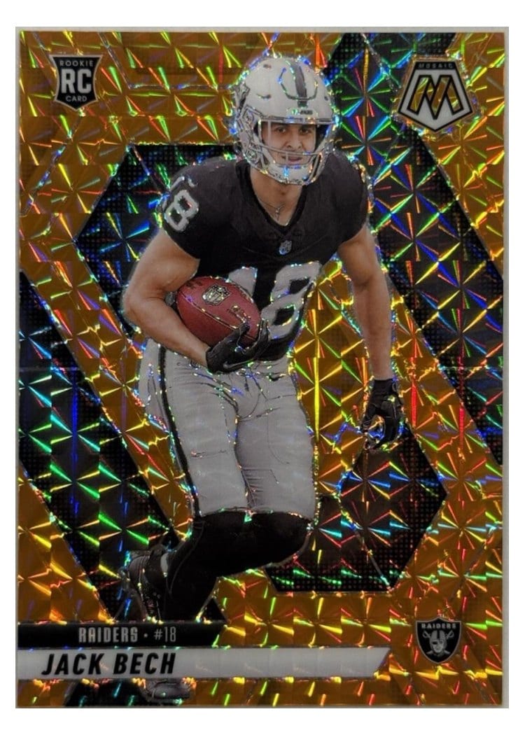 2025 Panini Mosaic Base Set Jack Bech Orange #349 card