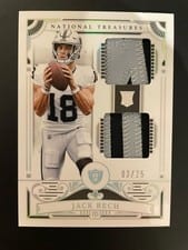 2025 Panini National Treasures Rookie Treasures Holo Silver Jack Bech #25 card