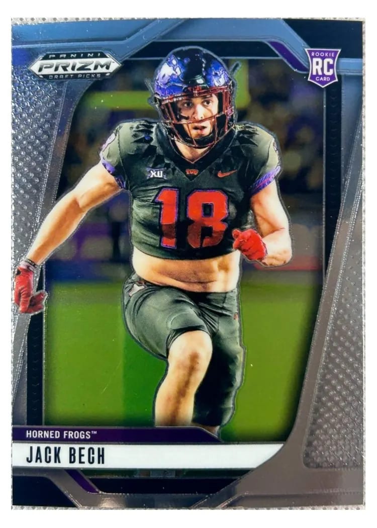 2025 Panini Prizm Draft Picks Base Set Jack Bech #118 card