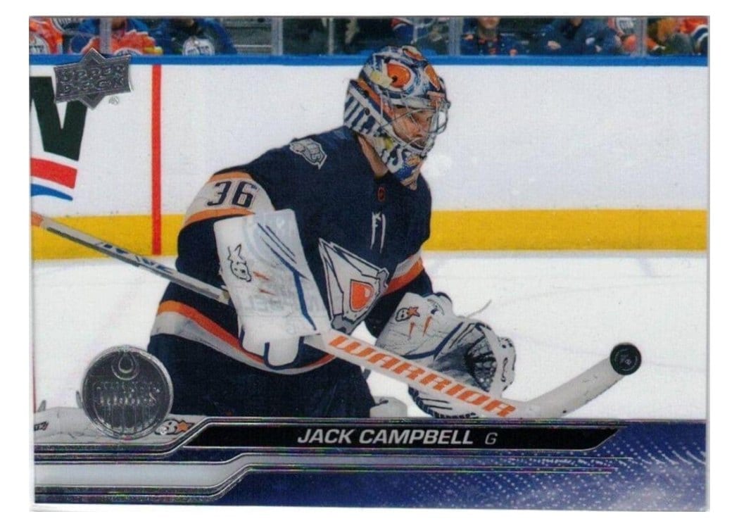 2023-24 Upper Deck Base Set Jack Campbell #72 card