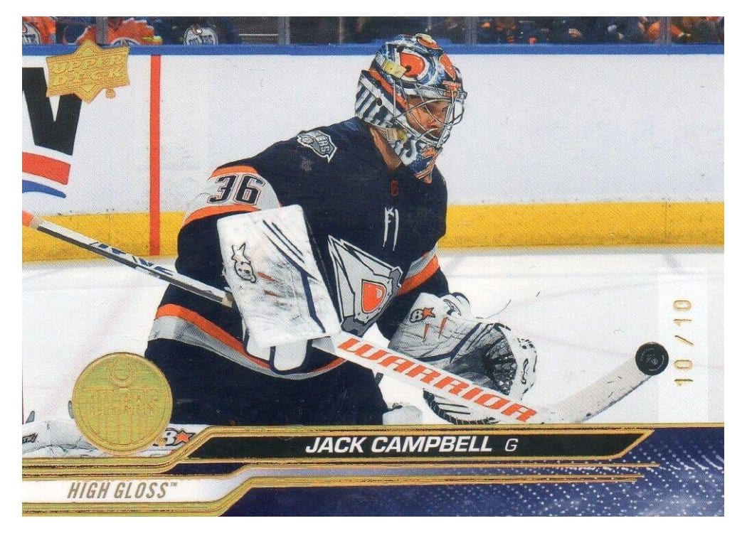 2023-24 Upper Deck Base Set Jack Campbell #72 card