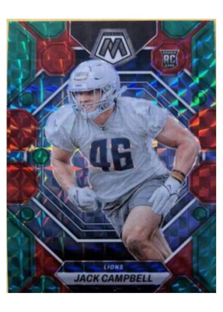 2023 Panini Mosaic Base Set Jack Campbell Choice Red Green #323 card