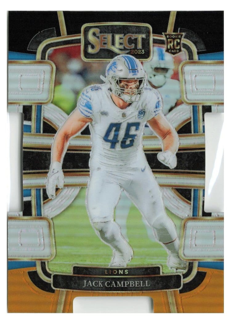 2023 Panini Select Base Set Jack Campbell Black Prizm #33 card
