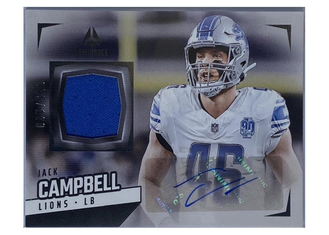 2024 Panini Luminance Autograph Jerseys Jack Campbell #AJ-JCL card