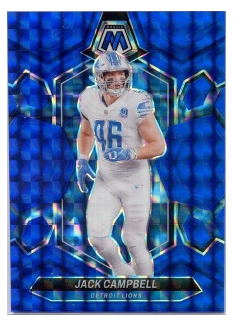 2024 Panini Mosaic Base Set Jack Campbell Blue #77 card