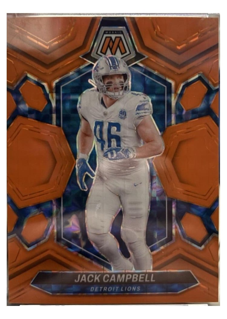 2024 Panini Mosaic Base Set Jack Campbell #77 card