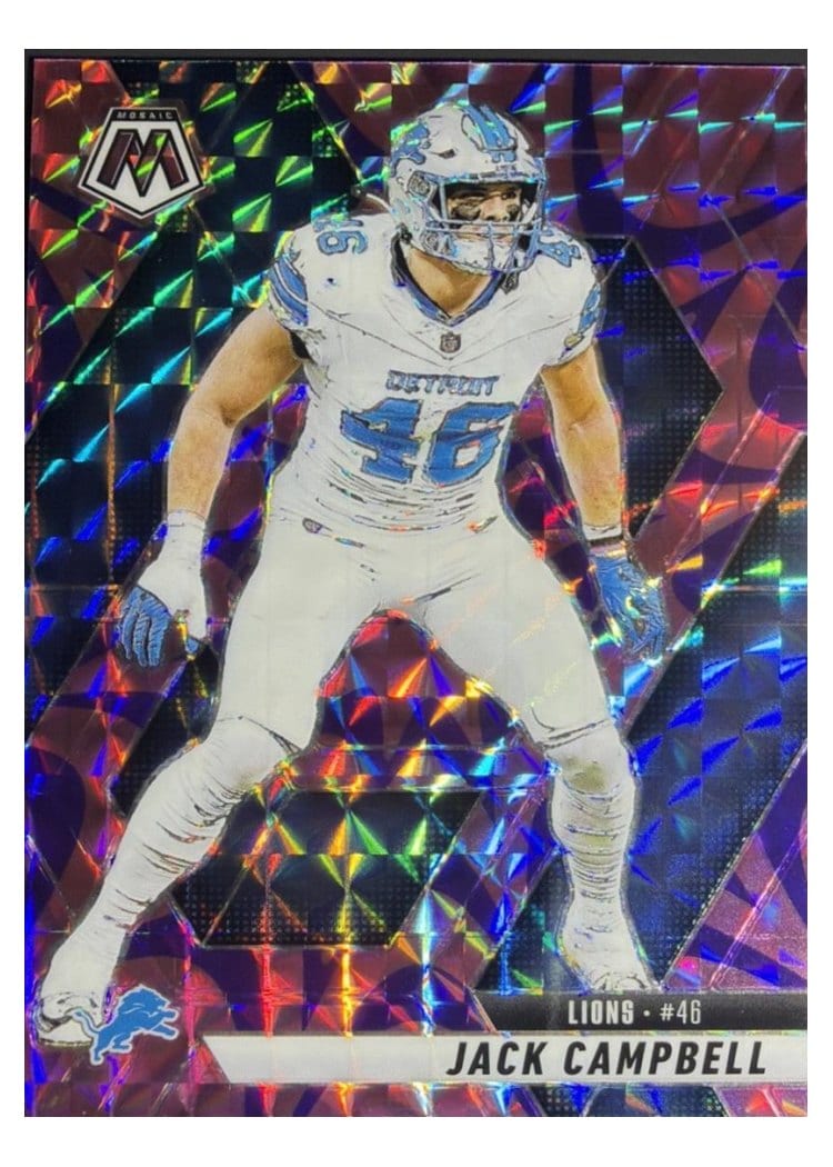 2025 Panini Mosaic Base Set Jack Campbell #147 card