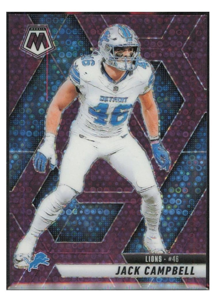 2025 Panini Mosaic Base Set Jack Campbell #147 card