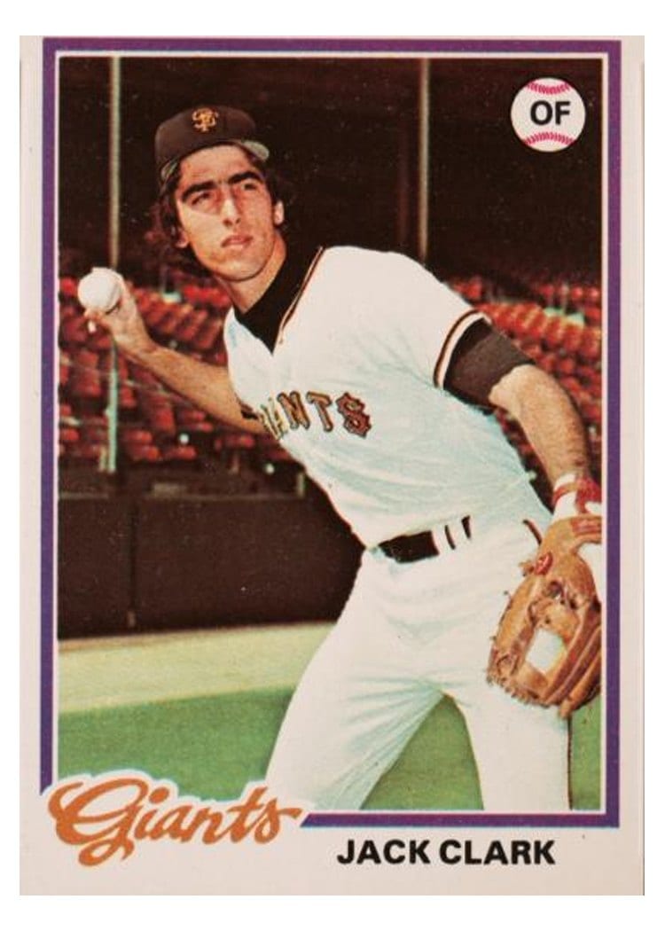 1978 Topps Jack Clark #384 card