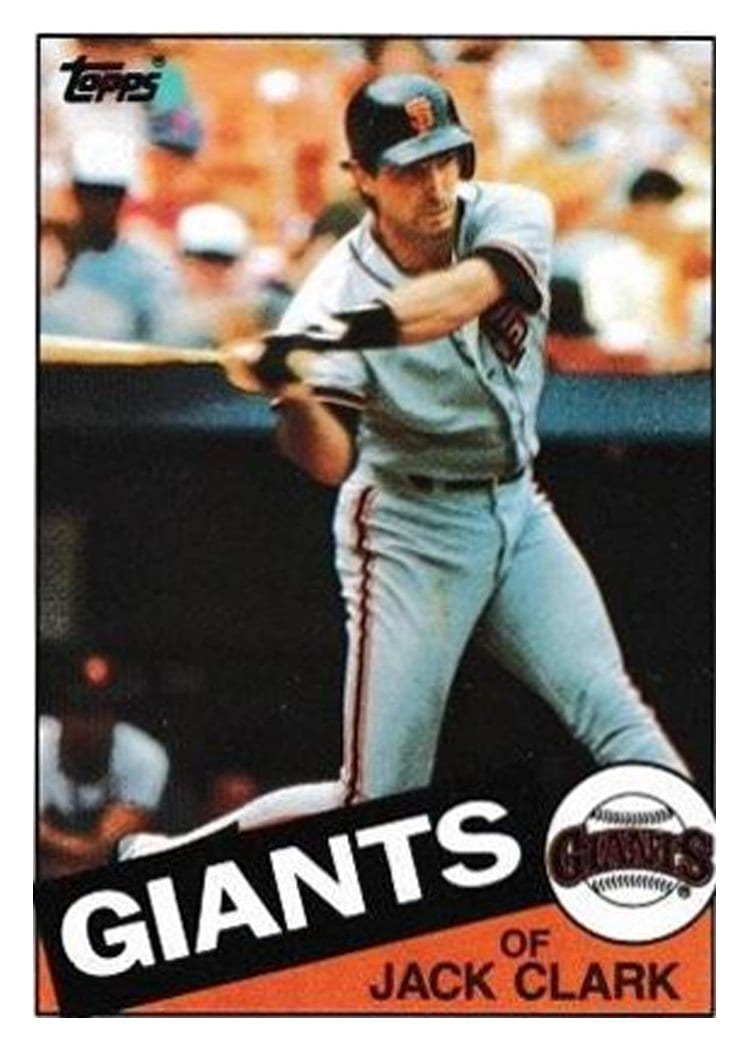 1985 Topps Jack Clark #740