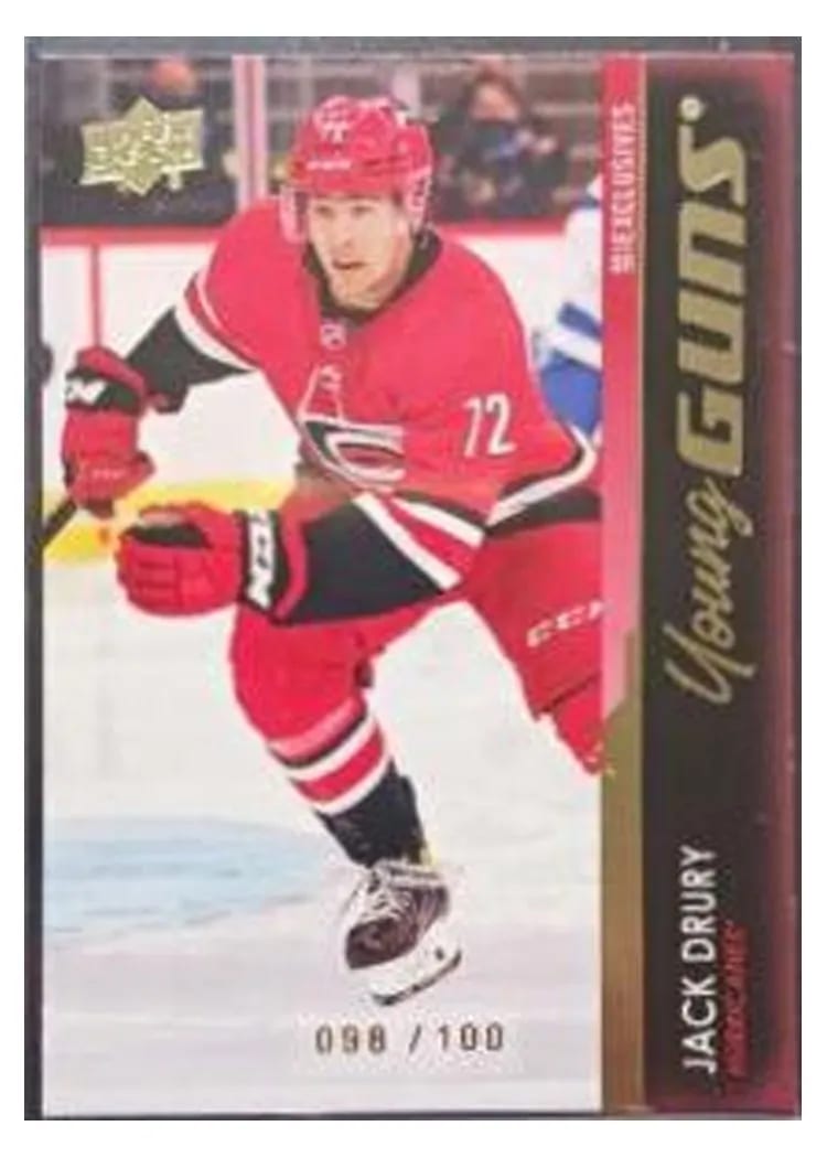 2021-22 Upper Deck Base Set Jack Drury #731 card