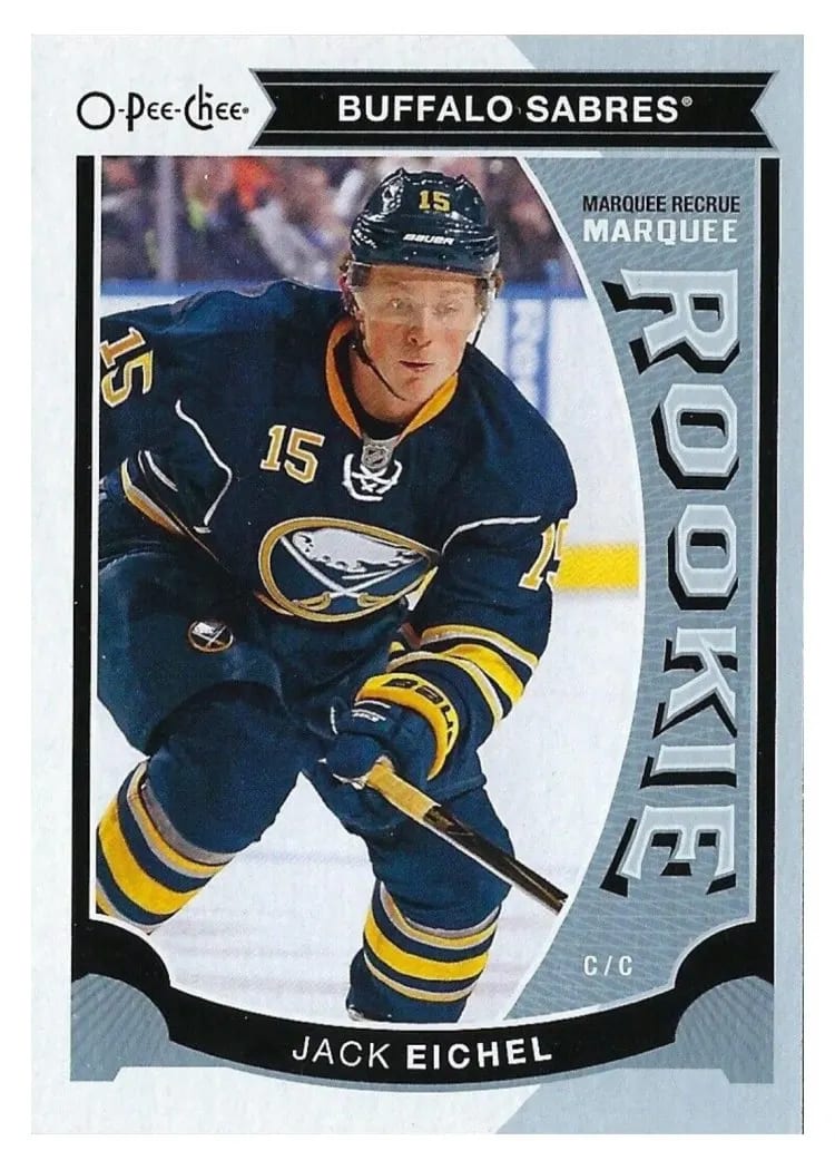 2015 O-Pee-Chee Update Jack Eichel #U50 card