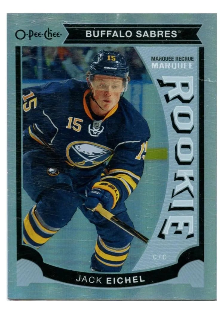 2015 O-Pee-Chee Update Jack Eichel #U50 card