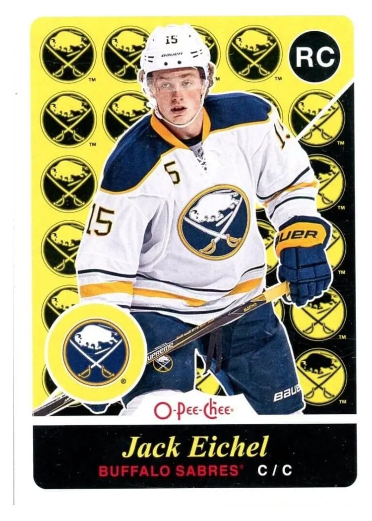 2015 O-Pee-Chee Update Jack Eichel #U50 card