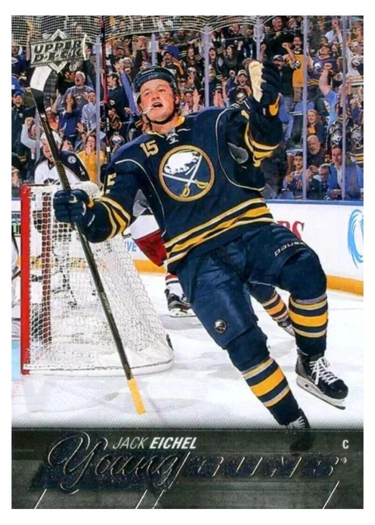 2015 Upper Deck Jack Eichel #451 card