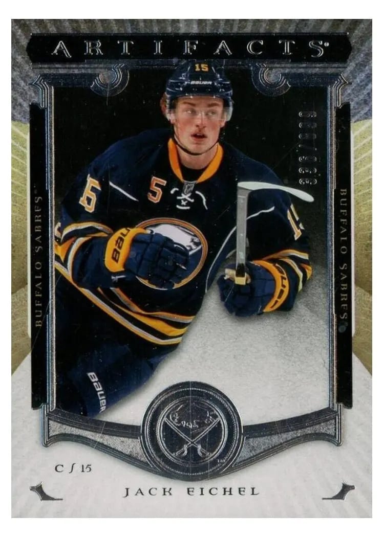 2015 Upper Deck Artifacts Jack Eichel #206 card