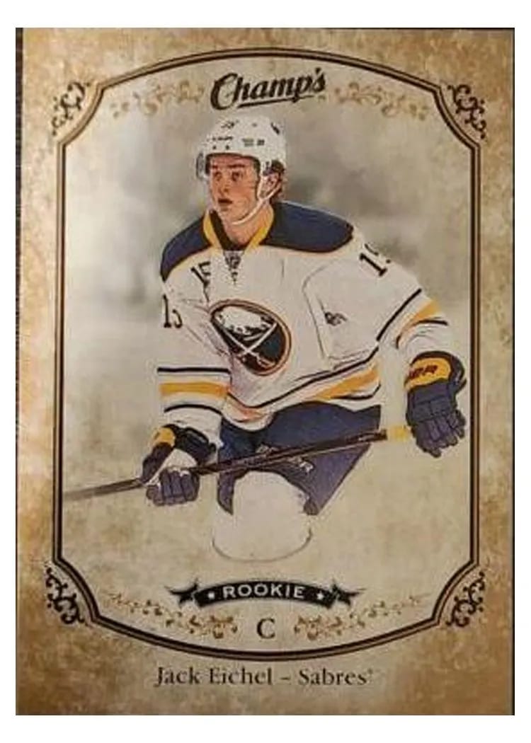 2015 Upper Deck Champs Jack Eichel #314 card
