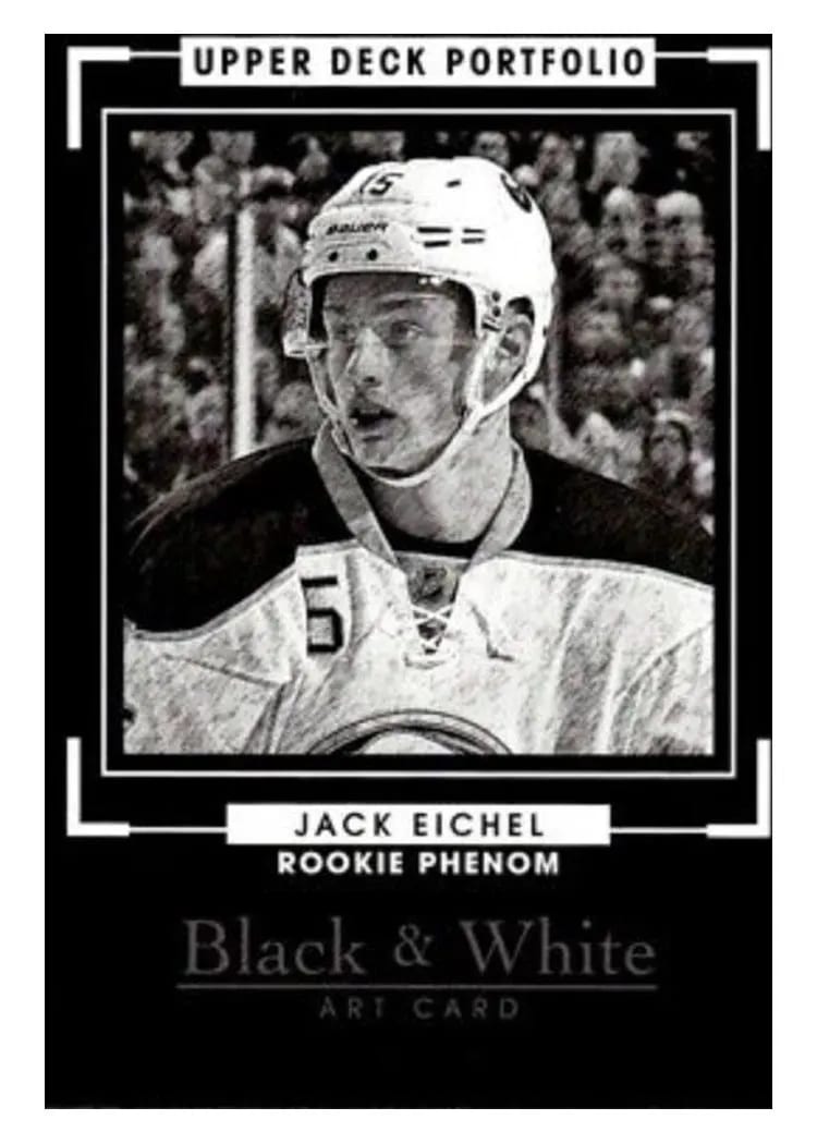 2015 Upper Deck Portfolio Jack Eichel #335 card