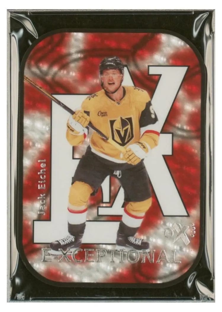 2023 SkyBox E-X 2000 E-Xceptional Jack Eichel #29 card