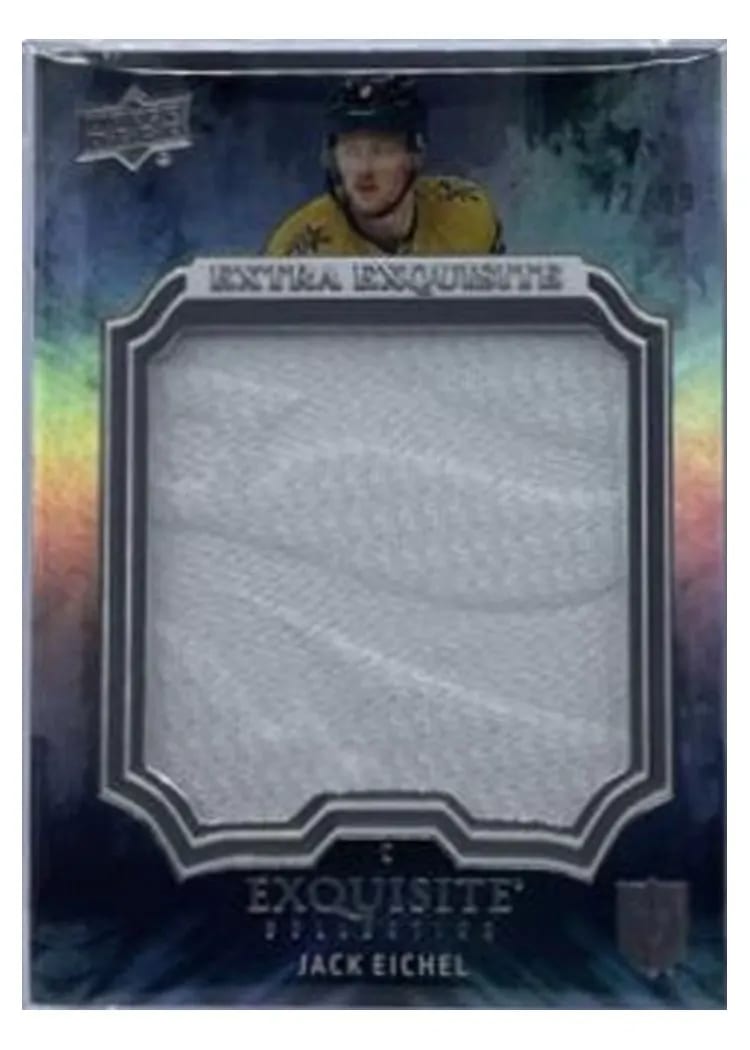 2023 Upper Deck Black Diamond Extra Exquisite Jack Eichel #ECE-JE card