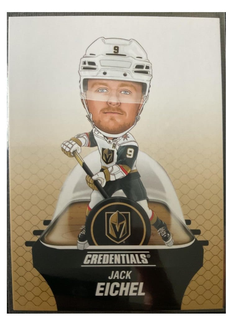2024-25 Upper Deck Credentials Arena Giveaways - Bobbleheads Jack Eichel #BH-JE card