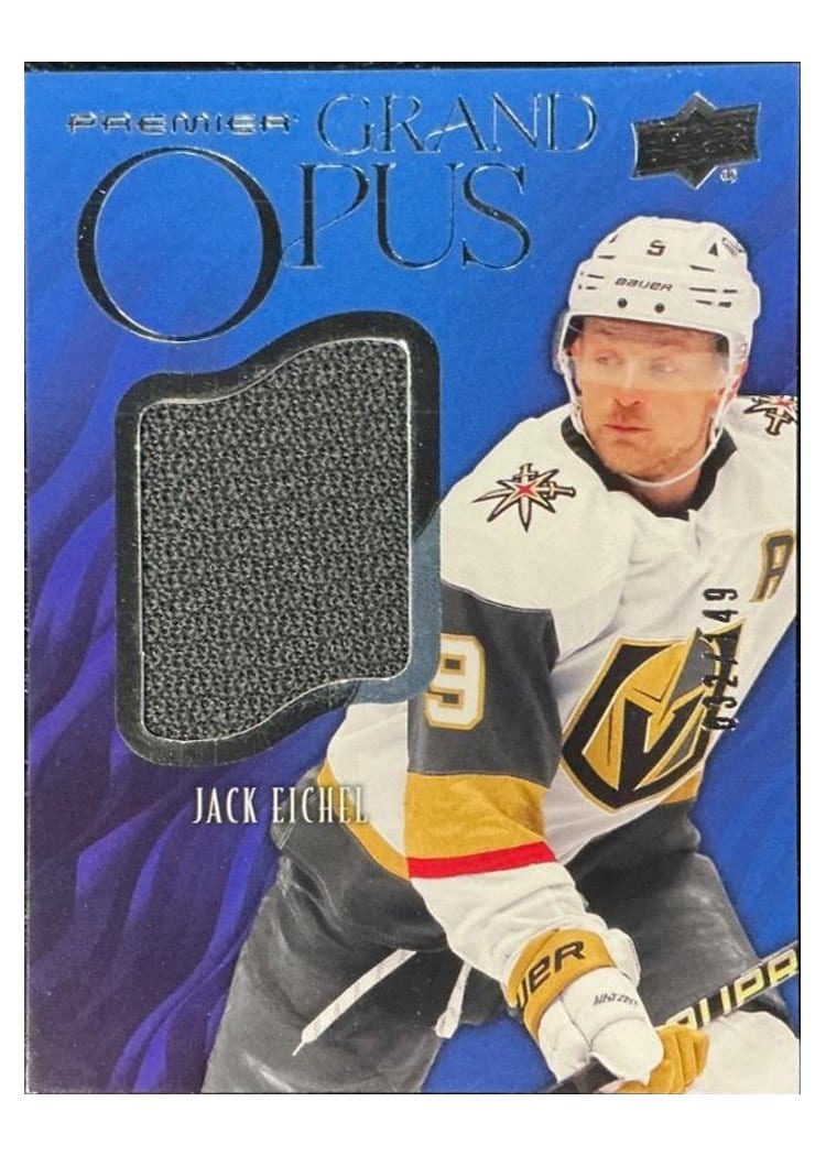 2024-25 Upper Deck Premier Grand Opus Jersey Jack Eichel #GO-JE card