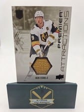 2024-25 Upper Deck Premier Premier Attractions Jersey Jack Eichel #PA-JE card