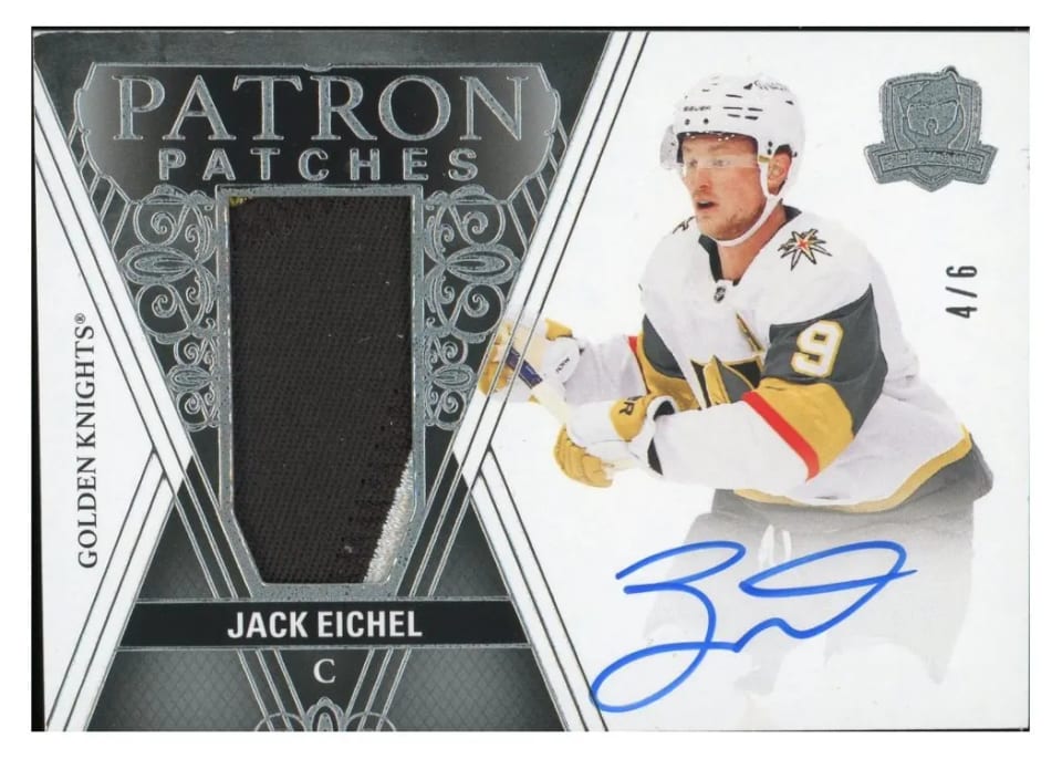 2024-25 Upper Deck The Cup Patron Patches Jack Eichel #PP-JE card
