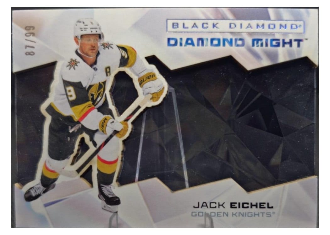 2025-26 Upper Deck Black Diamond Diamond Might Jack Eichel #DM-JE card