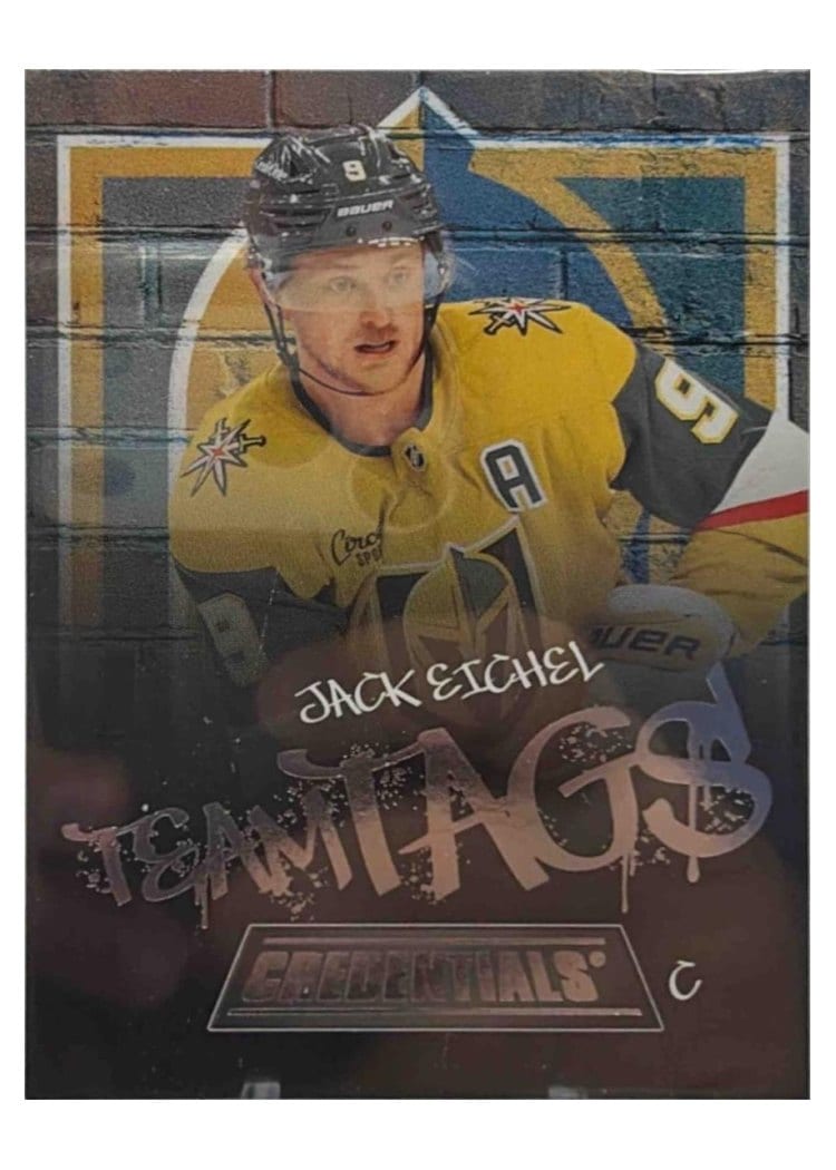 2025-26 Upper Deck Credentials Team Tags Jack Eichel #TT-15 card