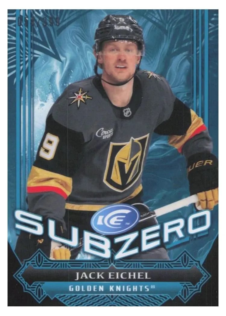 2025 Upper Deck Ice Sub Zero Jack Eichel #SZ-4 card