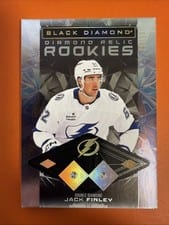 2025-26 Upper Deck Black Diamond Base Diamond Relic Rookies Jack Finley #BDR-FI card