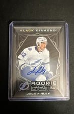2025-26 Upper Deck Black Diamond Rookie Gems Signatures Jack Finley #RGS-JF card