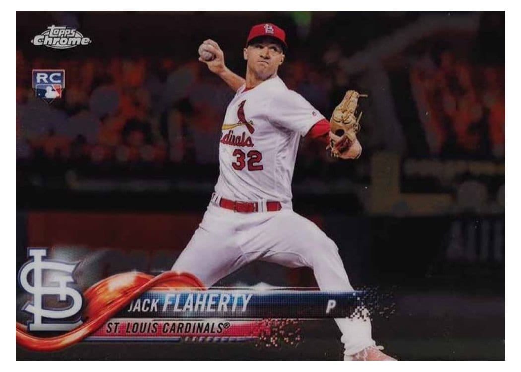 2018 Topps Chrome Base Set Jack Flaherty #4 card