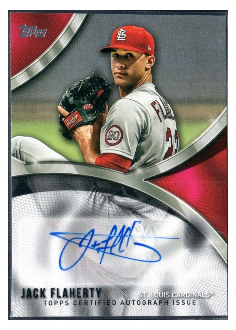 2021 Topps Japan Edition Autographs Jack Flaherty #TJA-JF card