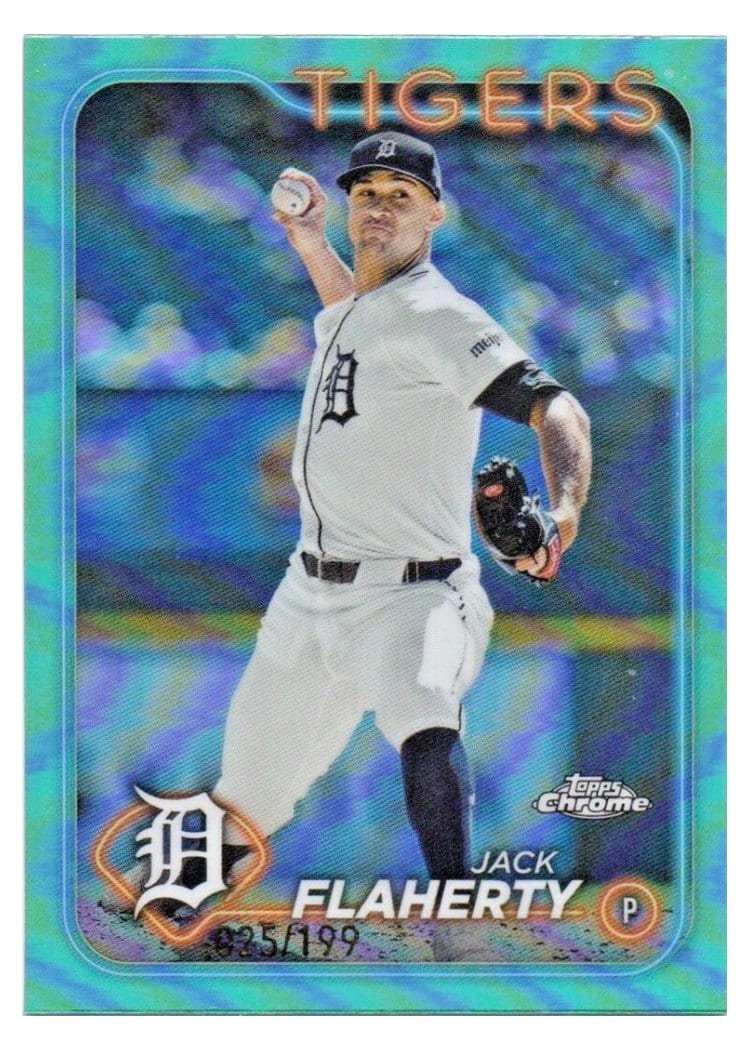 2024 Topps Chrome Base Set Jack Flaherty #56 card