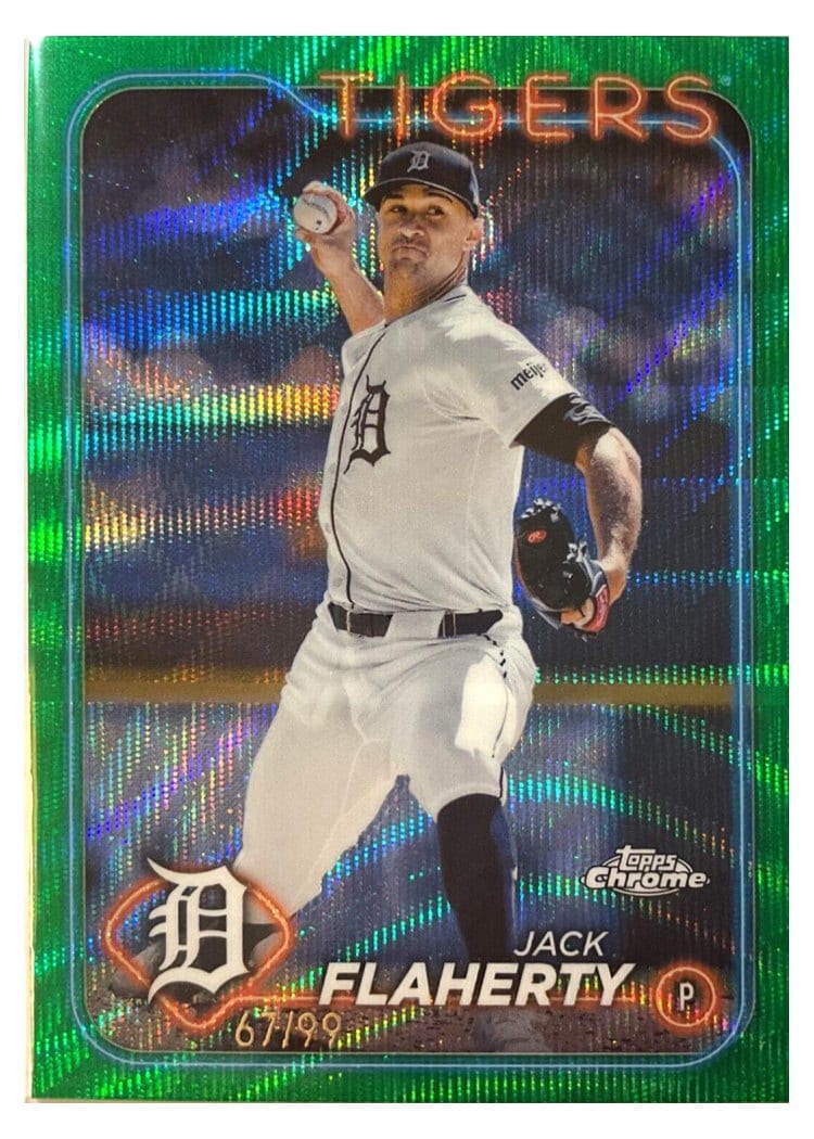 2024 Topps Chrome Base Set Jack Flaherty #56 card