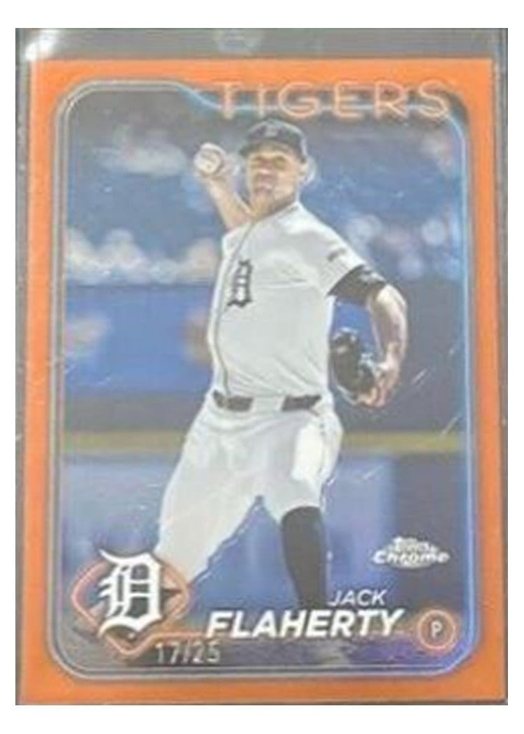 2024 Topps Chrome Base Set Jack Flaherty #56 card