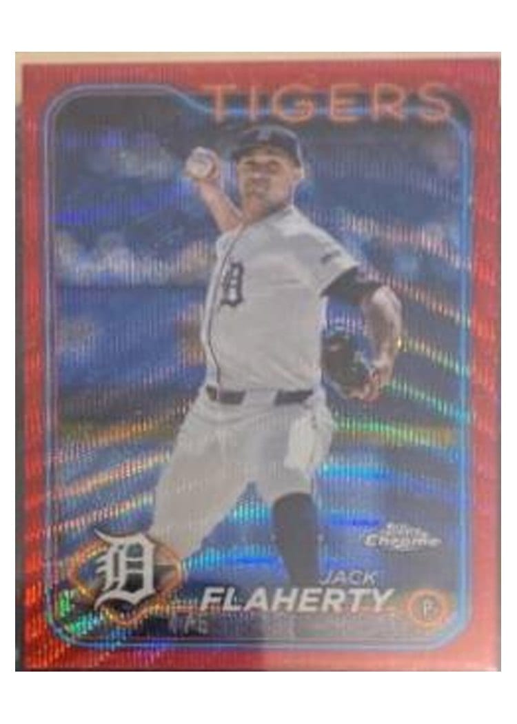 2024 Topps Chrome Base Set Jack Flaherty #56 card