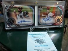 2022 Topps Tribute Tandems Book Autographs Jack Flaherty / Lucas Giolito #TTBC-GF card