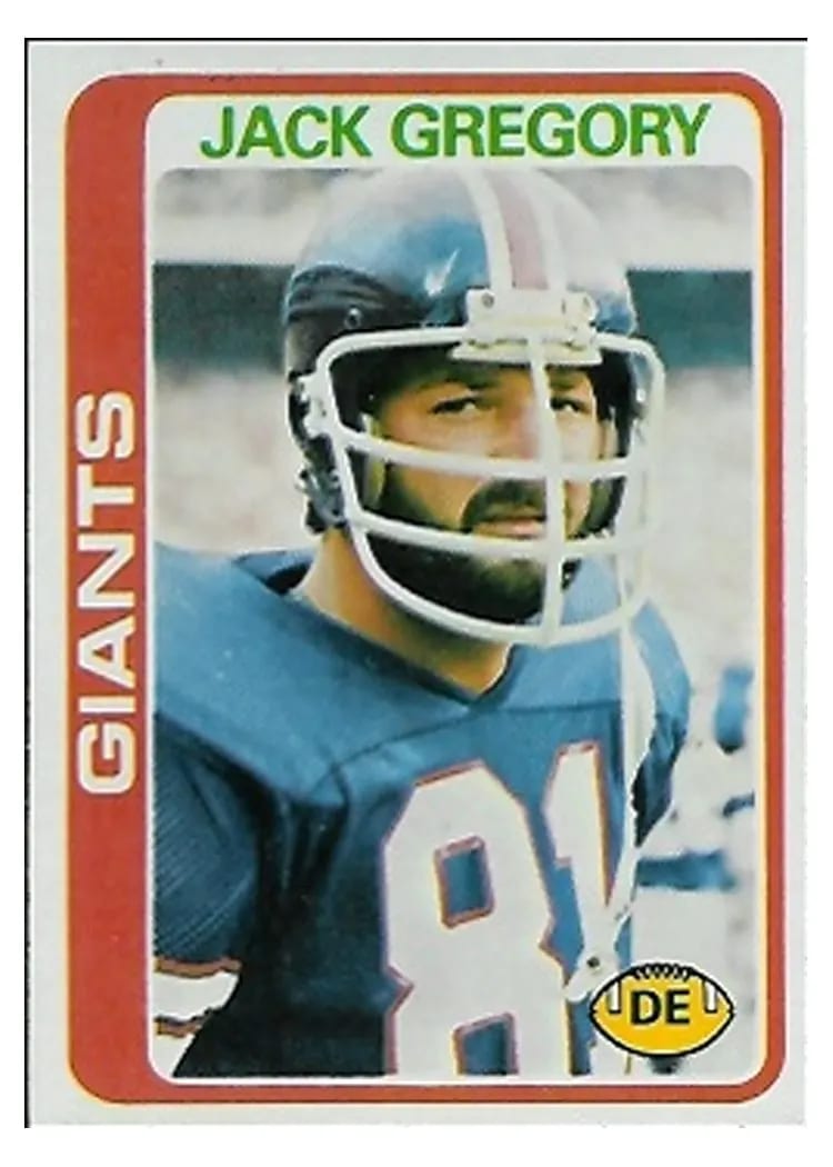 1978 Topps Jack Gregory #159 card
