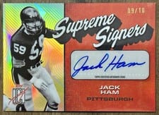 2024 Topps Signature Class Supreme Signers Jack Ham #SS-JHA card