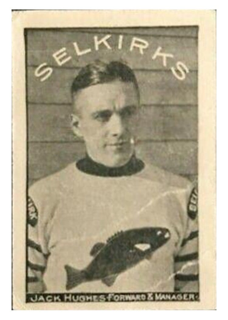 1924 Crescent Selkirks Jack Hughes #2 card